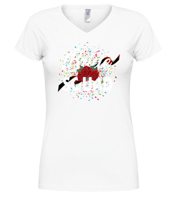  model  pe tricou