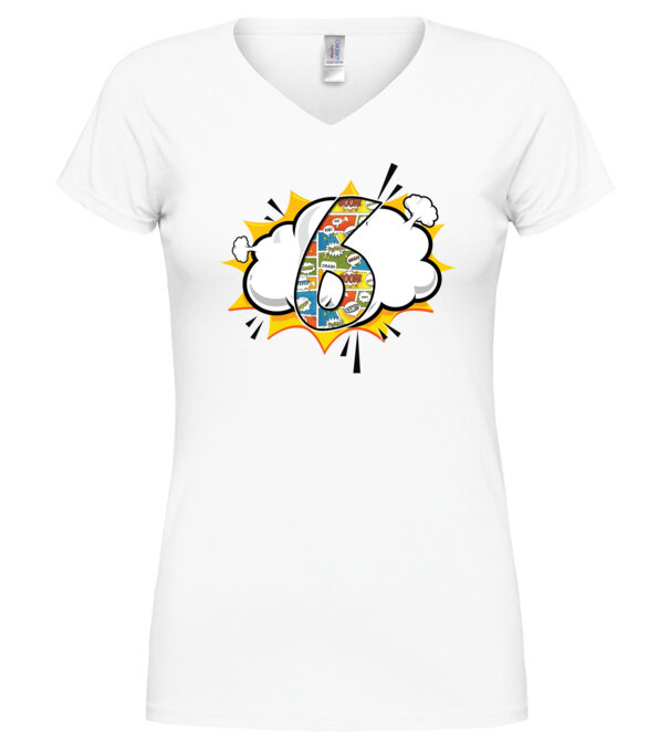  model  pe tricou