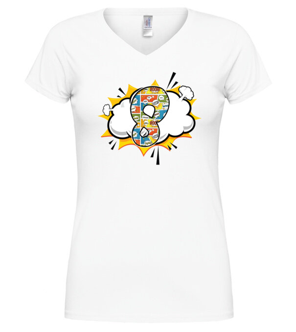  model  pe tricou