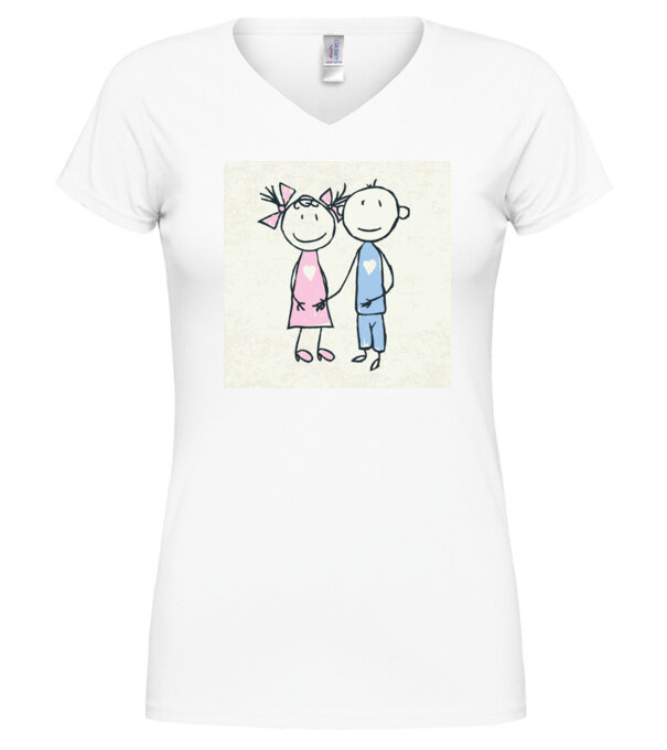  model  pe tricou