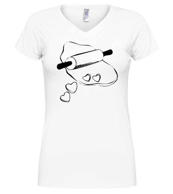  model  pe tricou