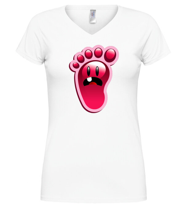  model  pe tricou