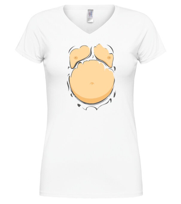  model  pe tricou