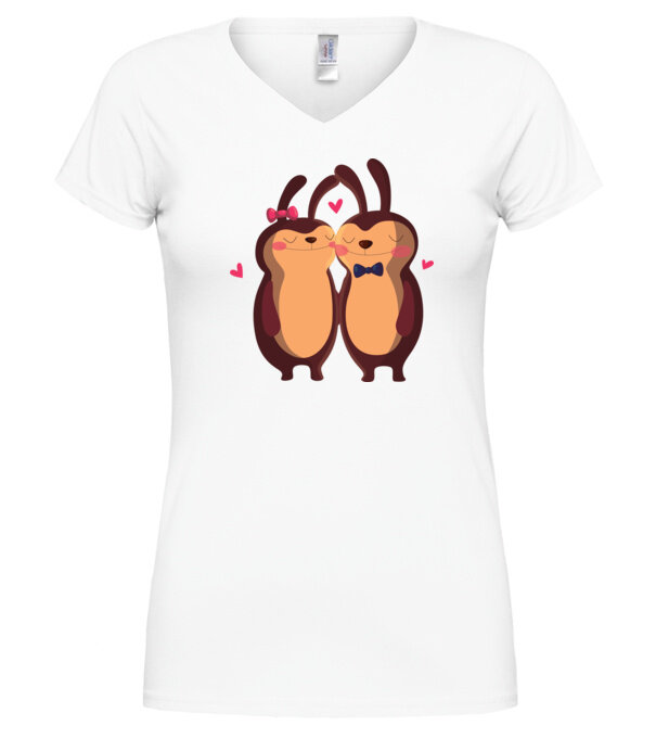  model  pe tricou