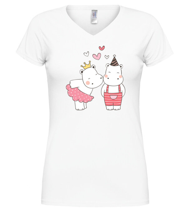  model  pe tricou