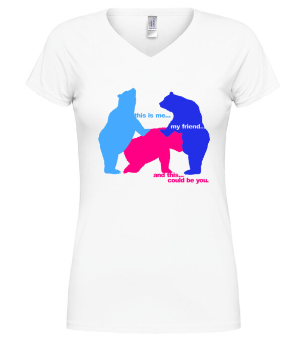  model  pe tricou