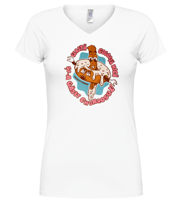  model  pe tricou