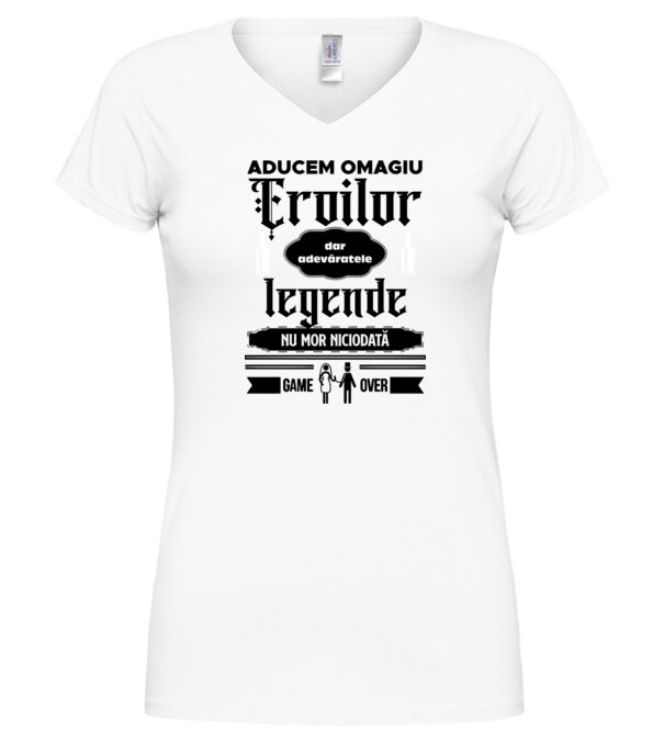  model  pe tricou