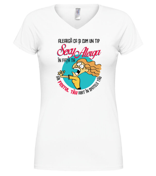  model  pe tricou