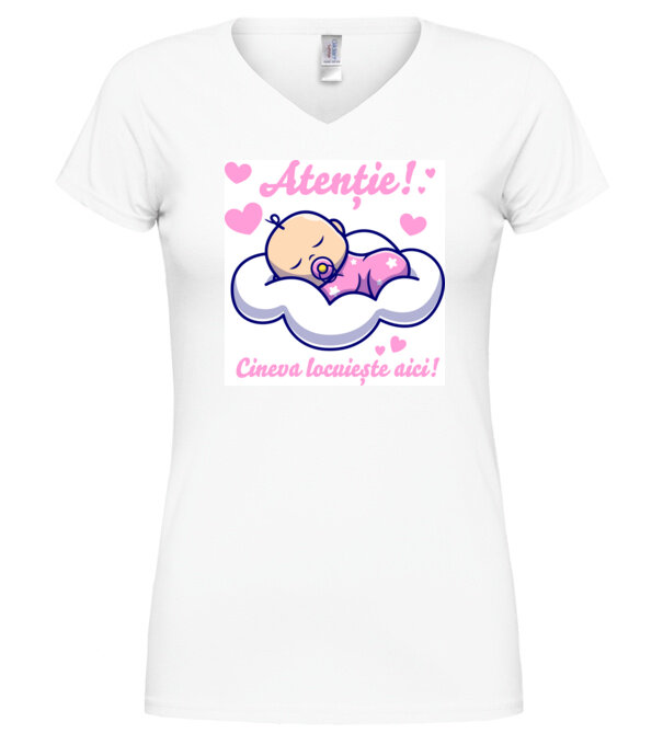  model  pe tricou