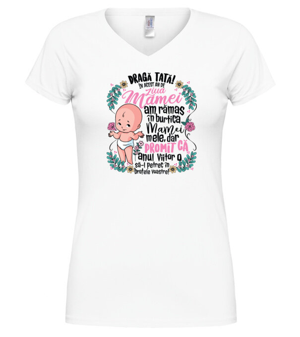  model  pe tricou