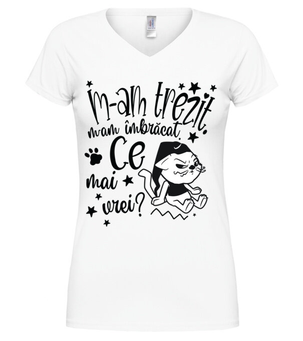  model  pe tricou