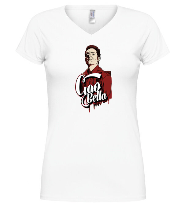  model  pe tricou
