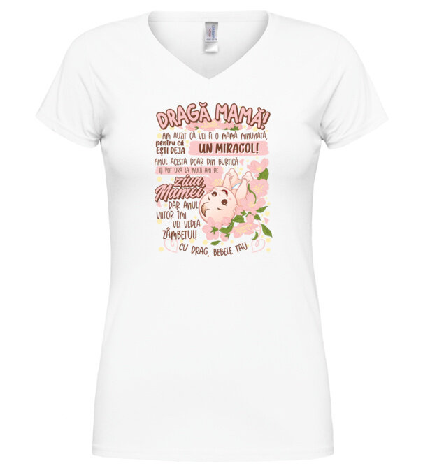  model  pe tricou