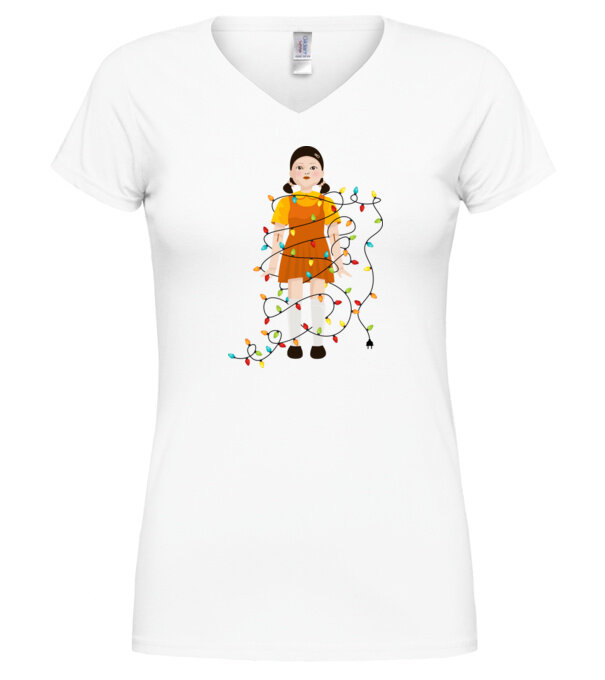  model  pe tricou