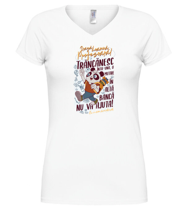  model  pe tricou
