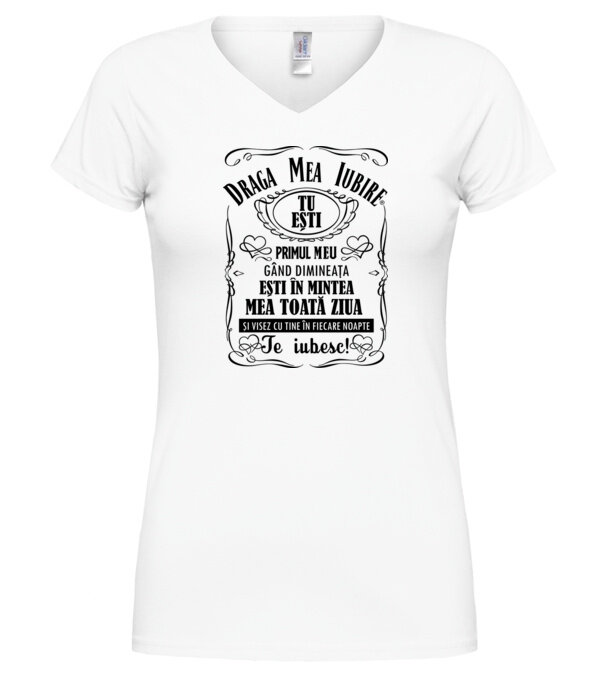  model  pe tricou