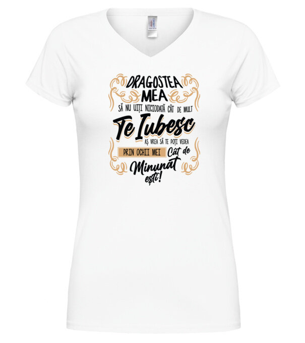  model  pe tricou
