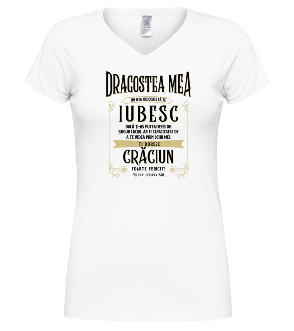  model  pe tricou
