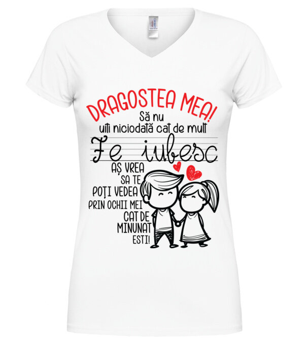  model  pe tricou