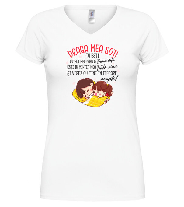  model  pe tricou