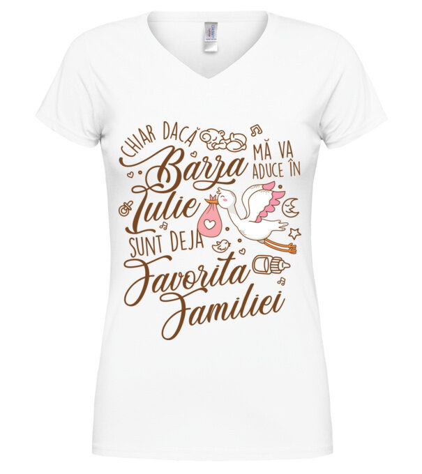  model  pe tricou