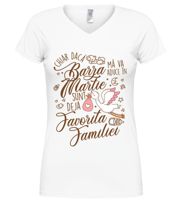  model  pe tricou