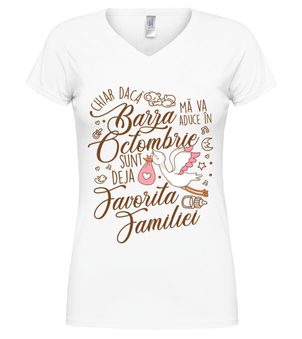  model  pe tricou
