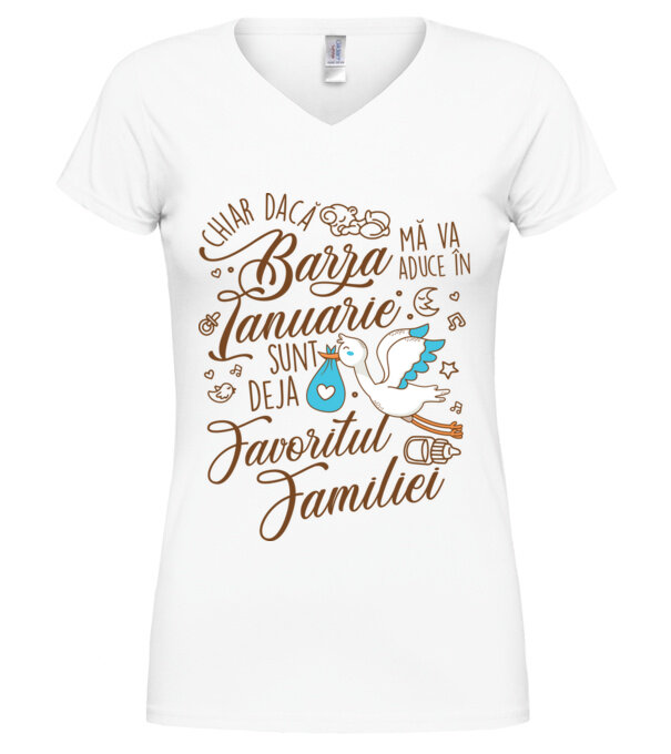  model  pe tricou