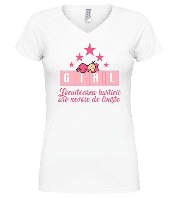  model  pe tricou