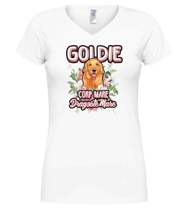  model  pe tricou