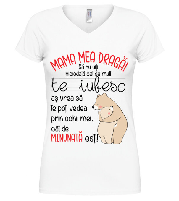  model  pe tricou