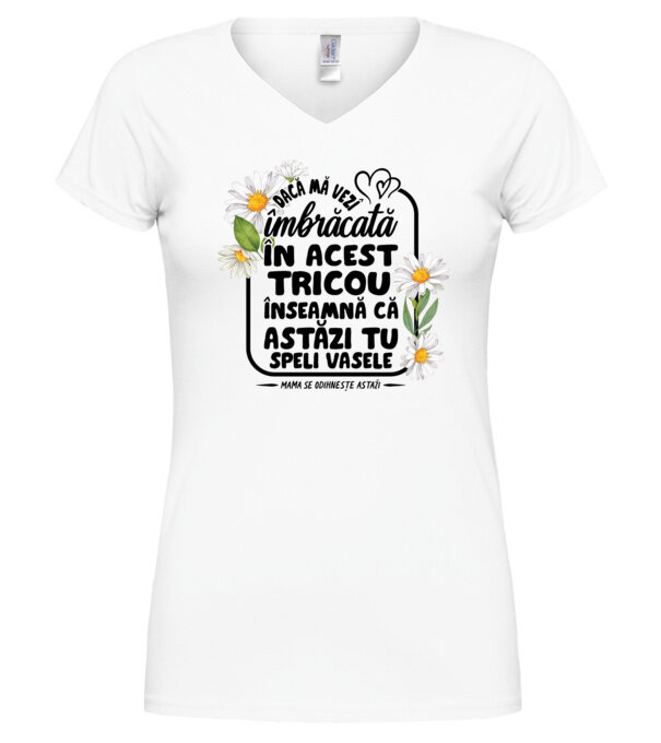  model  pe tricou