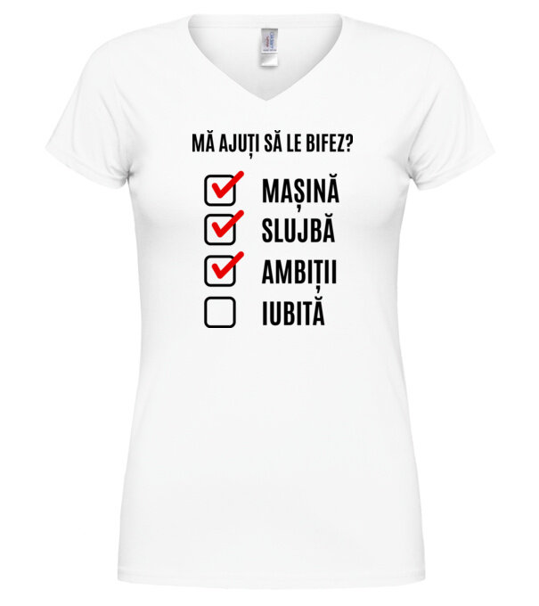  model  pe tricou