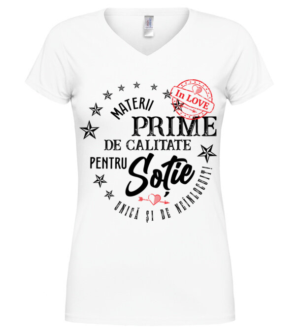  model  pe tricou