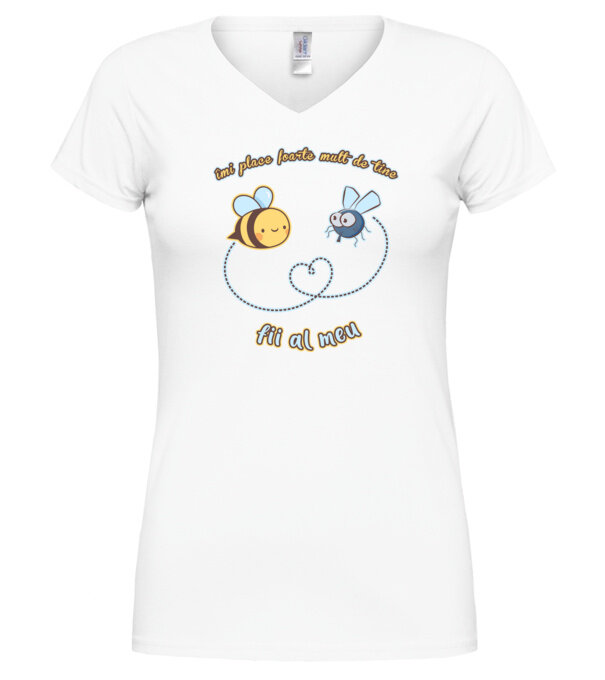  model  pe tricou