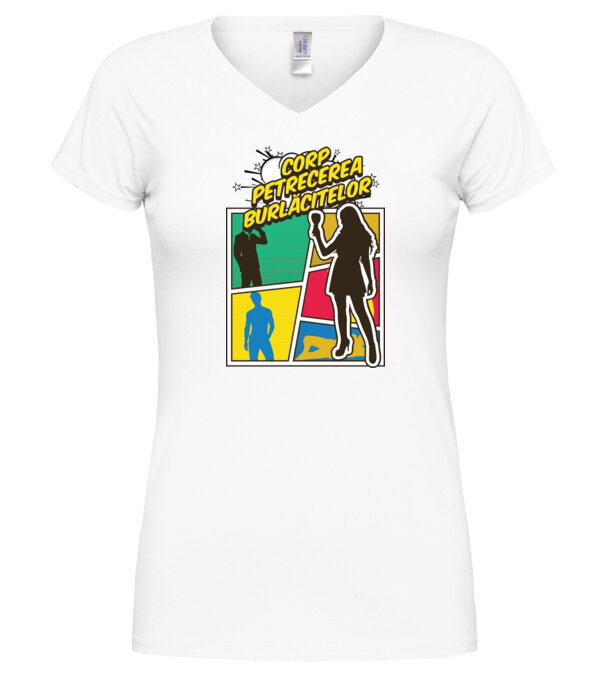  model  pe tricou