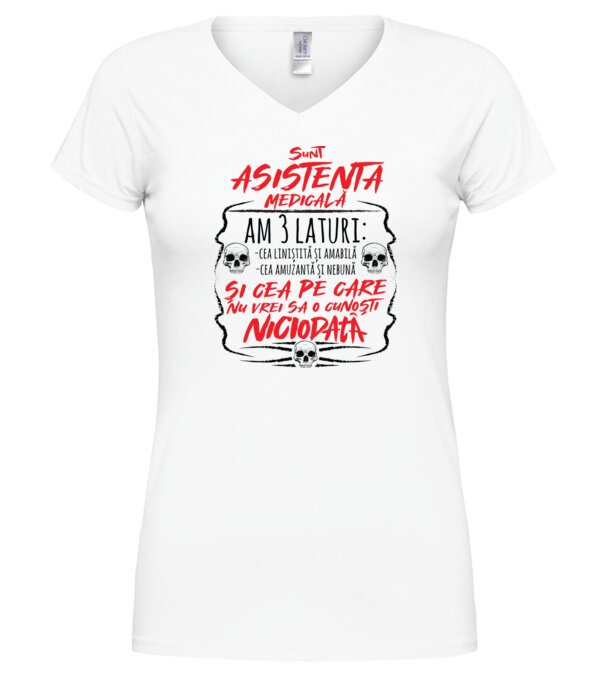  model  pe tricou