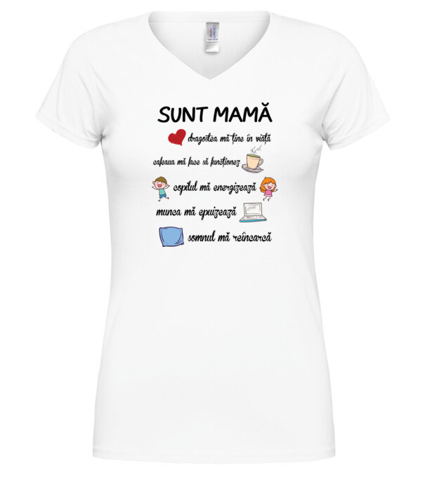  model  pe tricou