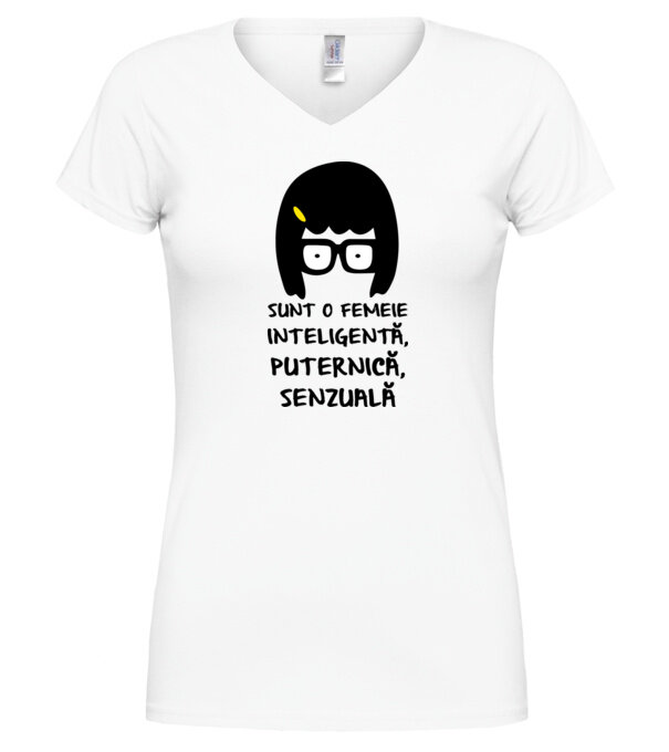  model  pe tricou
