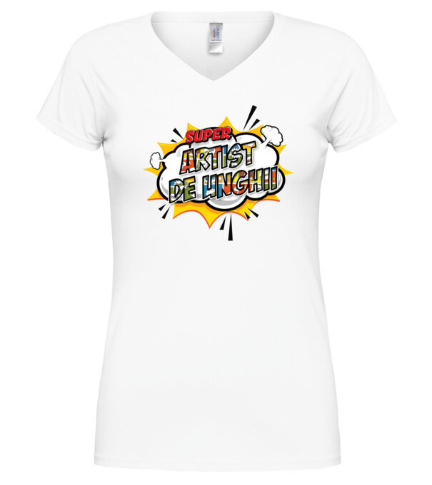  model  pe tricou