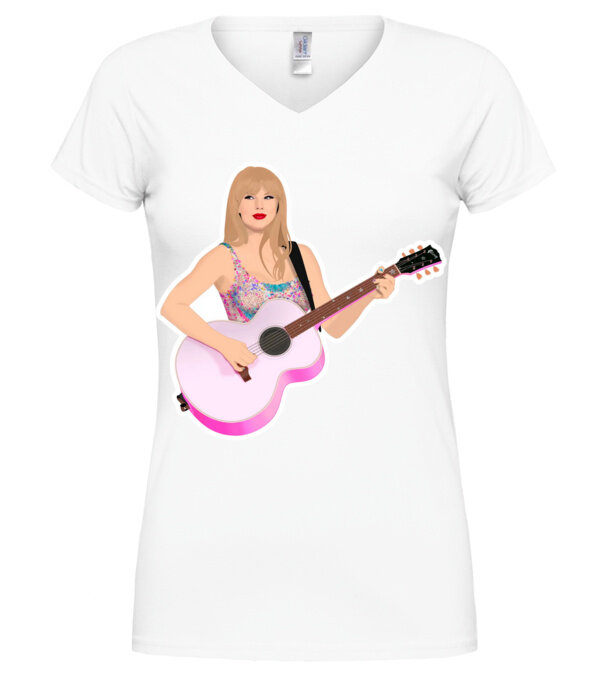  model  pe tricou