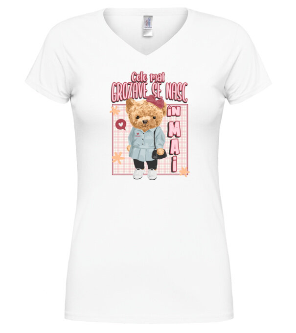  model  pe tricou