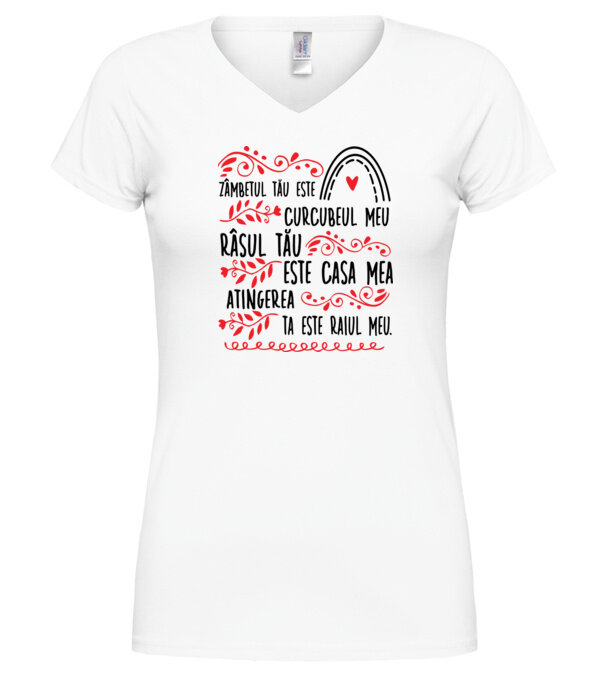  model  pe tricou