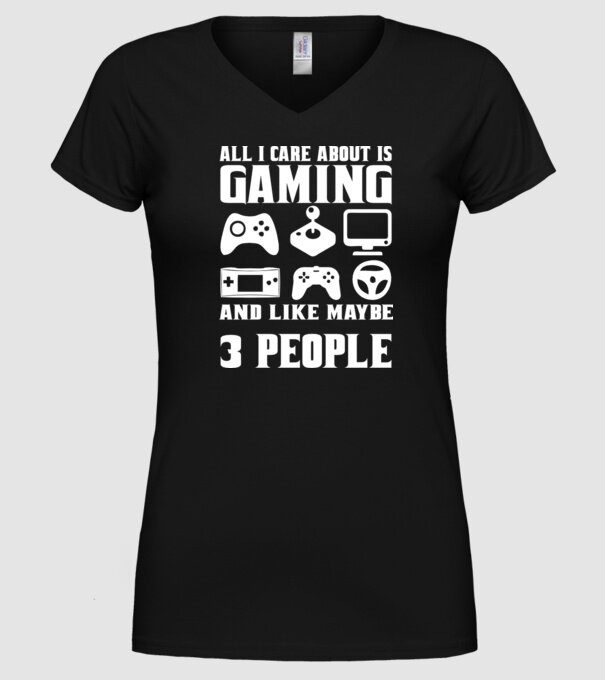 All i care about... model negru pe tricou
