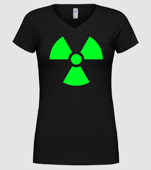 Atom model negru pe tricou