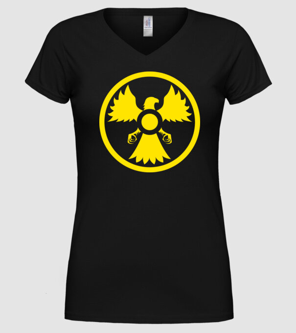 phoenix atom model negru pe tricou