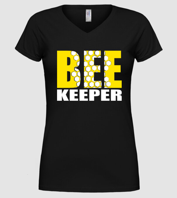 BeeKeeper model negru pe tricou
