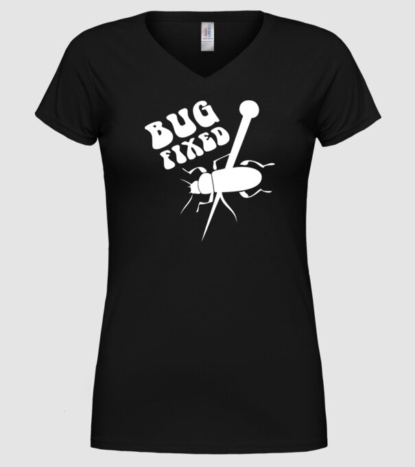 Bug fixed model negru pe tricou