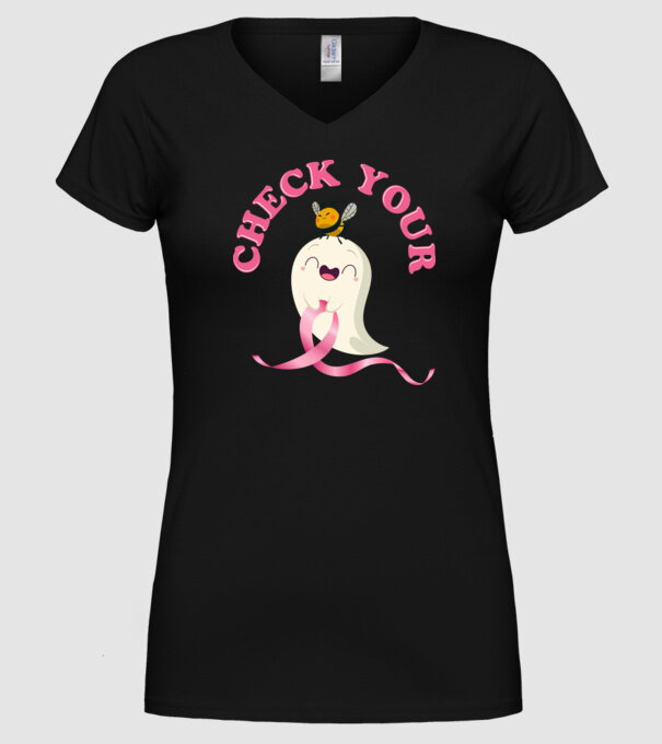 Check your boo-bees model negru pe tricou